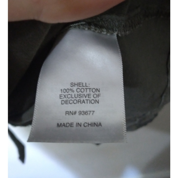 a.n.a Anorak Olive Camo Military Jacket Lightweight Cargo Collared Zip Up Coat - Picture 9 of 9